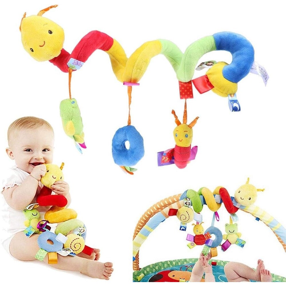 Uonlytech Baby Crib Hanging Rattles Toys Carseat Toys Hanging Rattles Spiral Toy - Picture 2 of 4